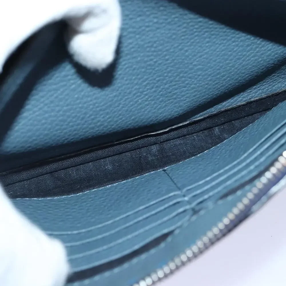 Fendi Leather Clutch Bag Blue